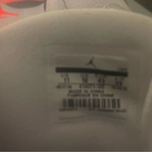 Red, white, and black Jordan’s. Men sneakers size 11.